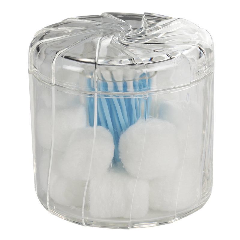 Rebrilliant Berns Cotton Ball and Swab Organizer & Reviews Wayfair